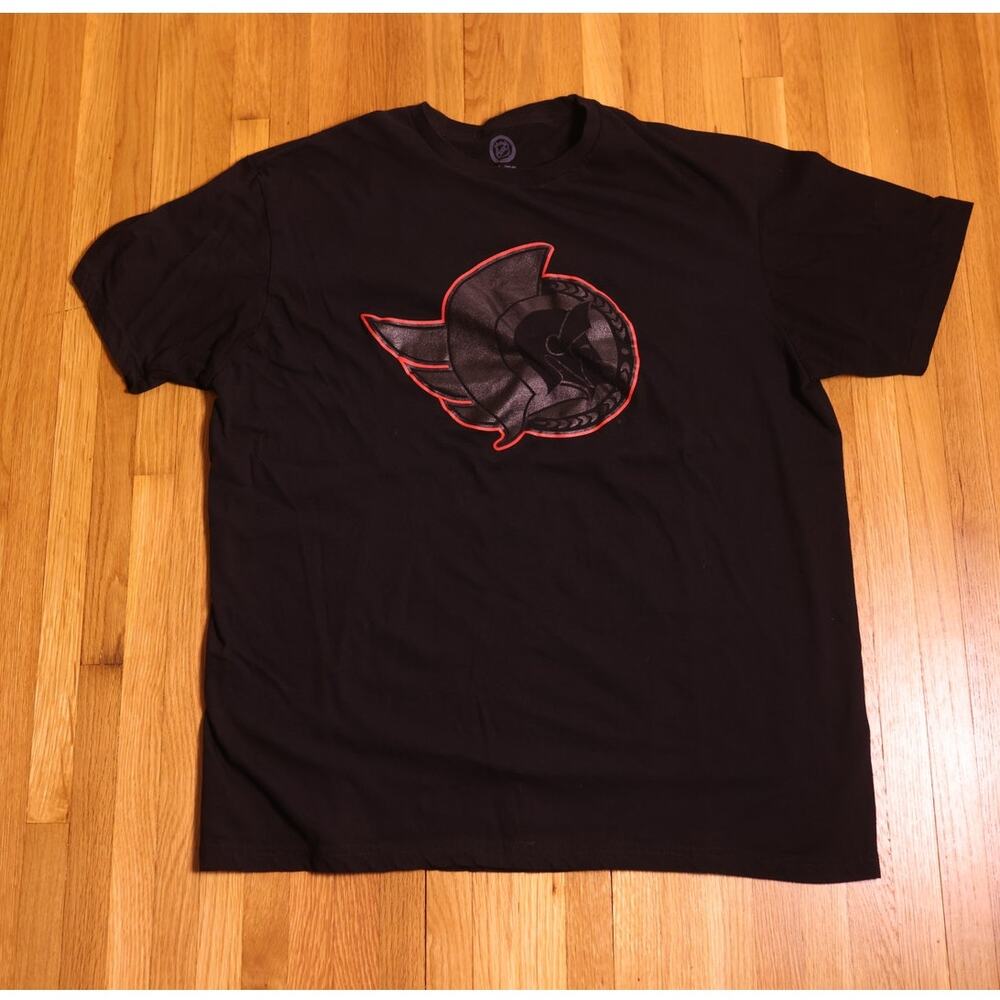 Ottowa Senators NHL Hockey Tee Shirt Black XL 100% Cotton
